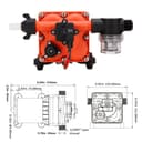 12V RV Water Pump 55PSI 11.3LPM – Caravan, Motorhome & Boat 9
