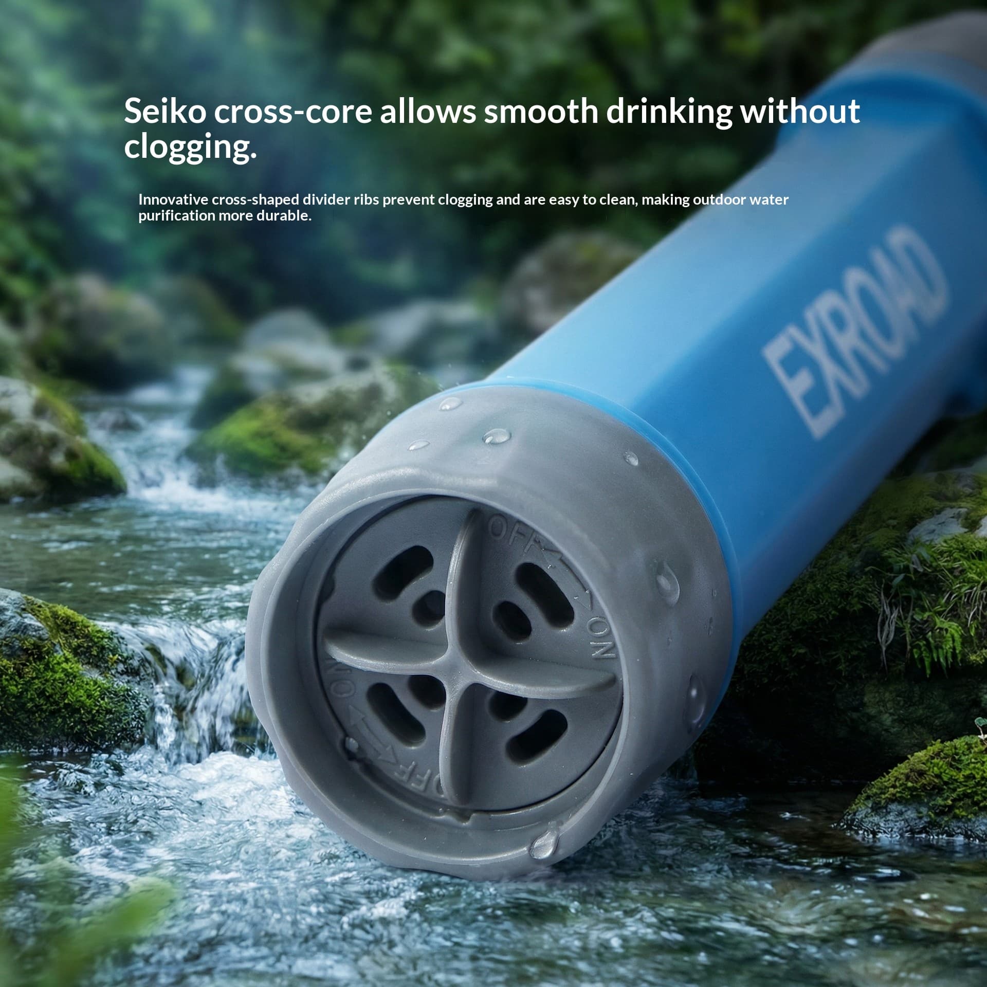 Portable Outdoor Personal Water Purification Straw - Safe Drinking Water Anywhere